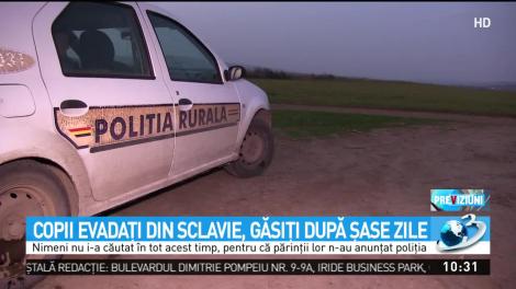 Copii evadați din sclavie, găsiți după șase zile