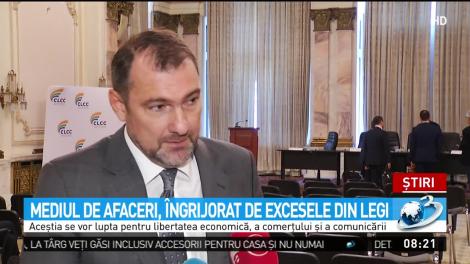 Mediul de afaceri, &icirc;ngrijorat de excesele din legi
