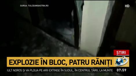 Explozie &icirc;ntr-un bloc de locuințe din Tulcea