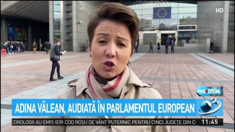 Adina Vălean, audiată în Parlamentul European