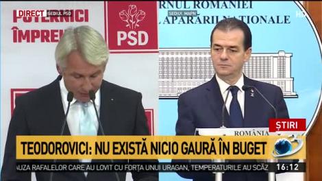 Teodorovici: Este un deficit de democrație