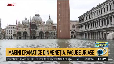 Imagini dramatice din Veneția. Guvernul italian a decretat starea de urgenţă