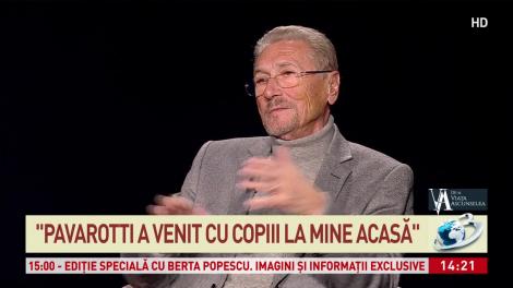 De-a viața ascunselea. Emil Constantinescu, confesiuni la 80 de ani: L-am avut invitat acasă pe Pavarotti. L-am cunoscut la &icirc;nt&acirc;lnirea cu Papa Ioan Paul al Doilea