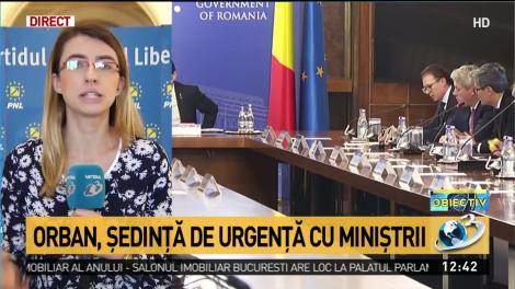 Ludovic Orban, ședință de urgență cu miniștrii la sediul PNL