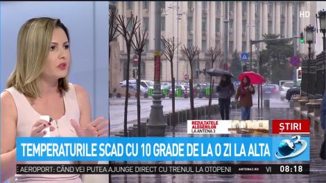 VREMEA se schimbă dramatic. Temperaturile scad chiar și cu 10 grade, de la o zi la alta