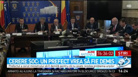 Cerere şoc: Un prefect vrea să fie demis