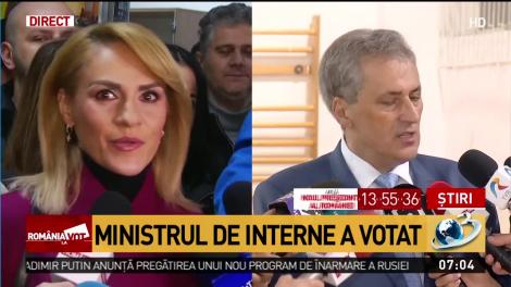 Ministrul Marcel Vela: „Astăzi este bine să votăm pentru normalitate”