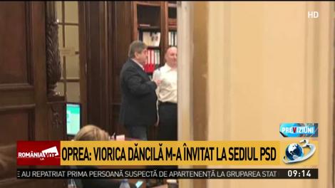 Reacția lui Gabriel Oprea după apariţia imaginilor de la sediul PSD, în care apare! Cum a ajuns lângă Viorica Dăncilă