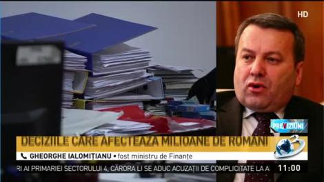 Un fost ministru de Finanţe lansează un scenariu îngrijorător pentru români. Legea salarizării și legea pensiilor ar putea fi înghețate