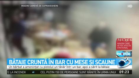 Bătaie generală &icirc;ntr-un restaurant din Giurgiu. Au fost scene de o violență extremă