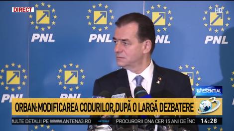 Ludovic Orban, despre modificările aduse legilor Justiției