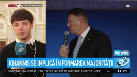 Klaus Iohannis se implică în formarea noii majorităţi