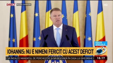 Klaus Iohannis, declarație de presă la Palatul Cotroceni: Alocăm în continuare 2% pentru apărare