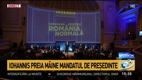 Ceremonie solemnă la CCR: Klaus Iohannis &icirc;și preia cel de-al doilea mandat