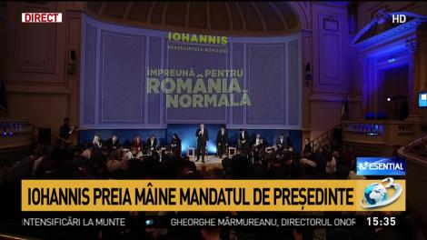 Ceremonie solemnă la CCR: Klaus Iohannis își preia cel de-al doilea mandat