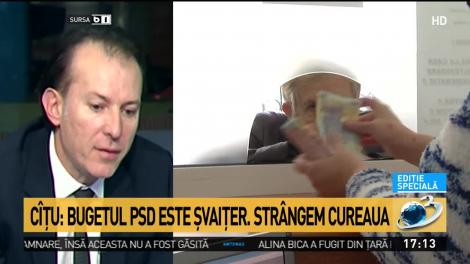 Cîțu: Bugetul PSD este șvaițer. Strângem cureaua