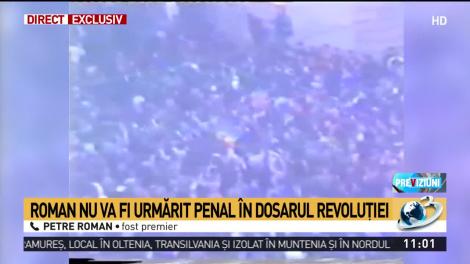 Petre Roman nu va fi urmărit penal &icirc;n dosarul Revoluţiei