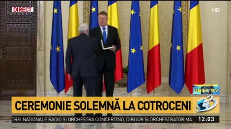 Ceremonie solemnă la Cotroceni. Klaus Iohannis a oferit distincţii