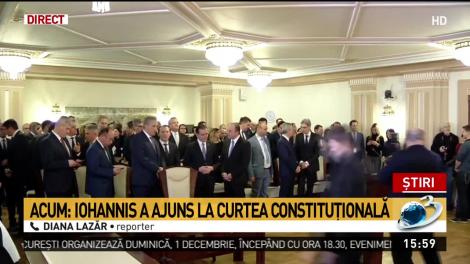 Iohannis a ajuns la Curtea Constituțională