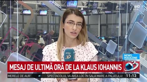 Mesaj de ultimă oră de la Klaus Iohannis