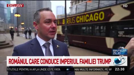 Interviu-eveniment, la Sinteza zilei. Povestea neștiută a românului care a devenit omul de încredere al familiei Trump (2)