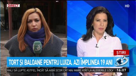 Tort şi baloane pentru Luiza. Azi &icirc;mplinea 19 ani