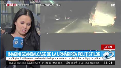 Imagini scandaloase la urmăriea poliţiştilor