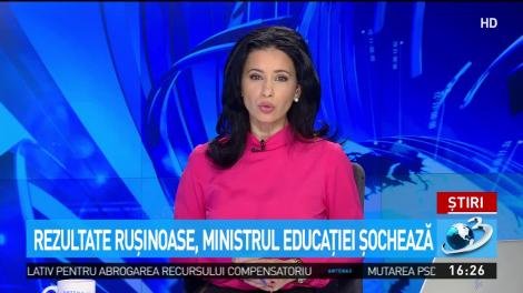 Rezultate ruşinoase, ministrul Educaţiei şochează