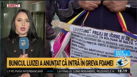 Bunicul Luizei Melencu anunţă că va intra &icirc;n greva foamei