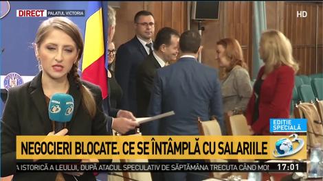 Ceartă pe salarii între Guvern şi sindicate