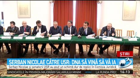 Şerban Nicolae către USR: DNA să vină să vă ia