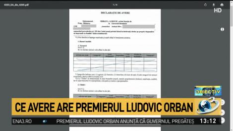 Ce avere are Ludovic Orban