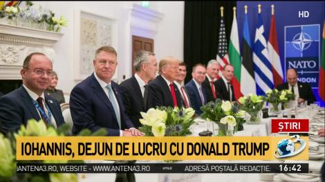 Primele fotografii oficiale de la dejunul oferit de Donald Trump