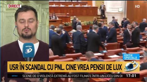 USR în scandal cu PNL. Cine vrea pensii de lux