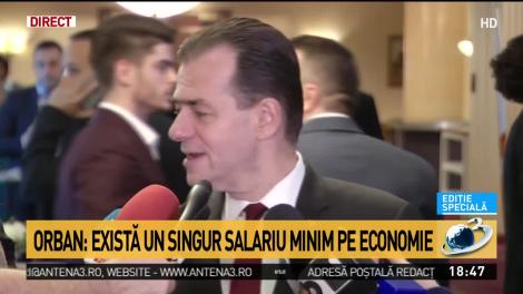 Orban: Există un singur salariu pe economie