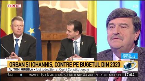 Toni Greblă, despre prima ne&icirc;nţelegere &icirc;ntre Orban şi Iohannis