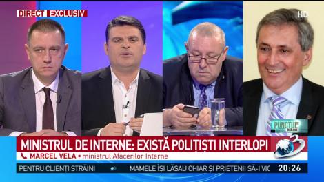 Ministrul de Interne: Există unii poliţişti care au conexiuni cu clanurile intelope