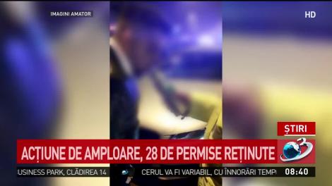 Urmărire ca-n filme în Capitală. 28 de șoferi au rămas fără permis de conducere!