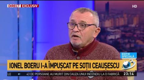 Ionel Boeru, omul care i-a &icirc;mpușcat pe Nicolae și Elena Ceaușescu: &bdquo;Tot timpul m-am g&acirc;ndit că am familie și trebuie să supraviețuiesc. Era tensiune mare &icirc;n sufletul meu&rdquo;