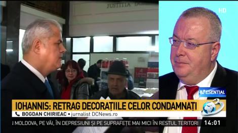 Bogdan Chirieac, după ce Iohannis a decis să îi retragă decorația lui Adrian Năstase: Nu are nevoie de acest ordin, pe el îl va decora cartea de istorie