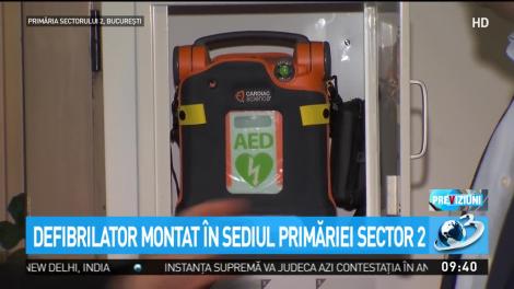 Defibrilator montat &icirc;n sediul Primăriei Sector 2