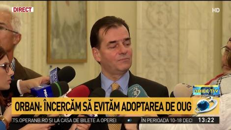 Ludovic Orban, după ce Guvernul și-a asumat răspunderea pe Justiţie şi Economie: PSD a rămas prizonier baronilor roşii. În locul lor, aş tăcea 5 ani pe teme de Justiţie