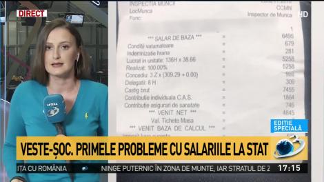 Probleme cu salariile la stat