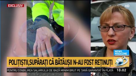 Scene violente în Capitală! Polițiști luați la bătaie de trei indivizi care tulburau liniștea publică