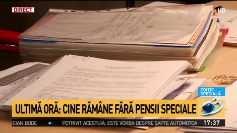 Cine rămâne fără pensii speciale
