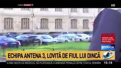 Fiul lui Gheorghe Dincă a sărit să-i bată pe jurnaliști, la ieșirea din sediul CNA! Imagini șocante, surprinse în timpul atacului VIDEO