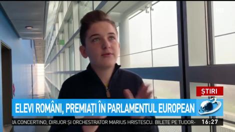 Elevi rom&acirc;ni, premiaţi &icirc;n Parlamentul European