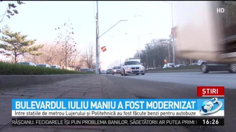 Bulevardul Iuliu Maniu a fost modernizat