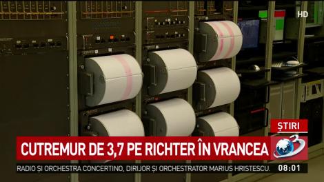 Cutremur de 3,7 pe scara Richter în Vrancea