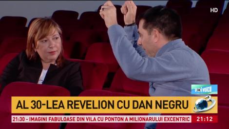 Dan Negru, dezvăluri de la filmările pentru cel mai urmărit program de Revelion din România